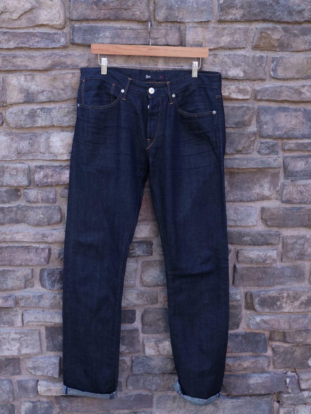 3x1 NYC Men’s Raw Indigo Selvedge Denim Jeans Made in USA